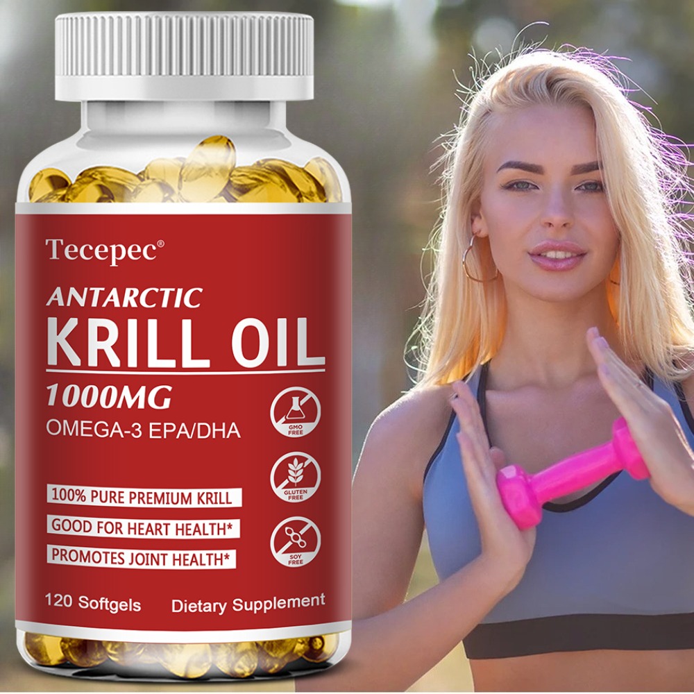 Krill Oil Supplement - Kapsułki z olejem z krillów antarktycznych