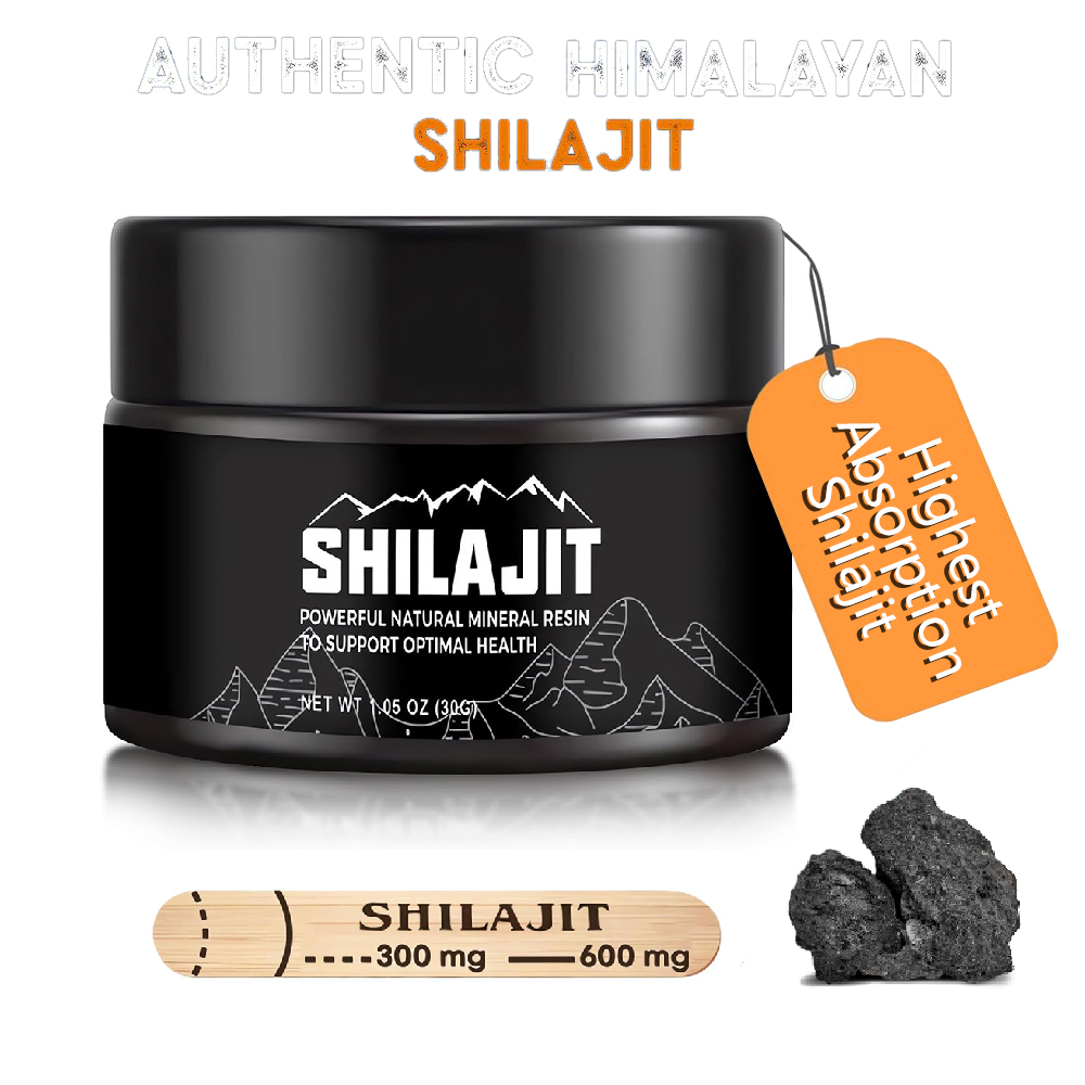 Shilajit Resin Pure - Autentyczna żywica himalajska Shilajit - organiczna,