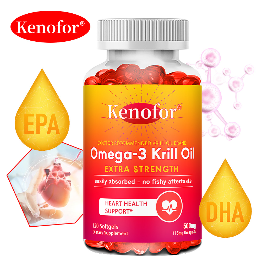 Krill Oil Supplement - Olej z krillu antarktycznego 500mg, suplement