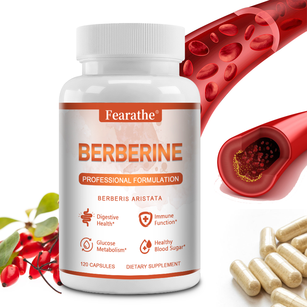 Berberine Hcl Capsule - Kapsułki Berberine HCL 1200mg, wspomagają codzienne