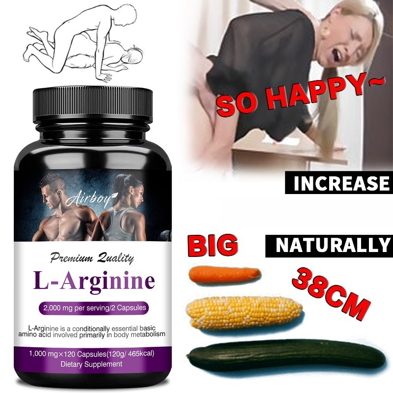 Pre Workout Supplement - Kapsułki L-Arginy dla mężczyzn - suplement