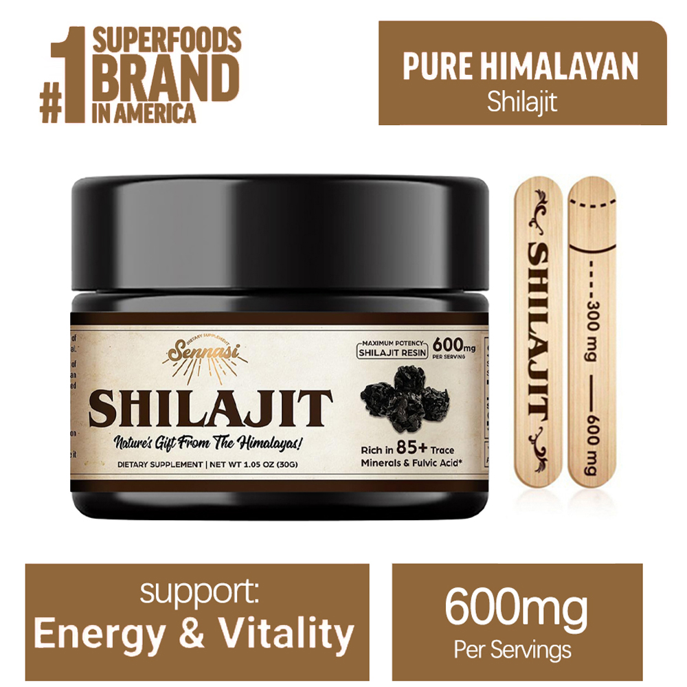 Shilajit Resin Pure - Czysta żywica Shilajit z Himalaj, 85+