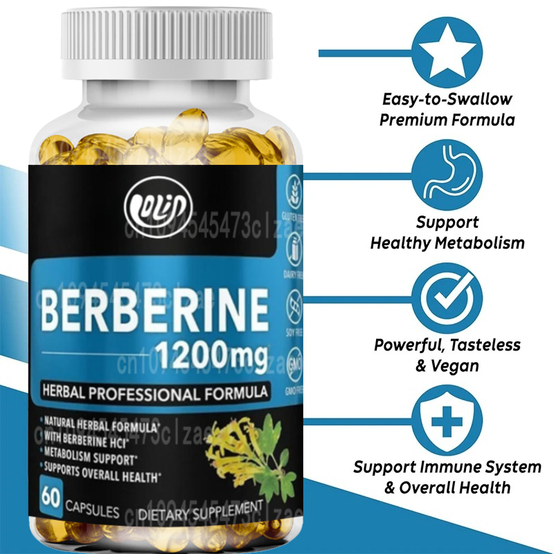 Berberine Hcl Capsule - Suplement 1200mg HCL, wspomaganie zdrowego metabolizmu