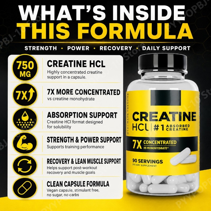 Kreatyna HCl 750mg 90 kapsułek – Nutrition Of Fitness recenzja i cena