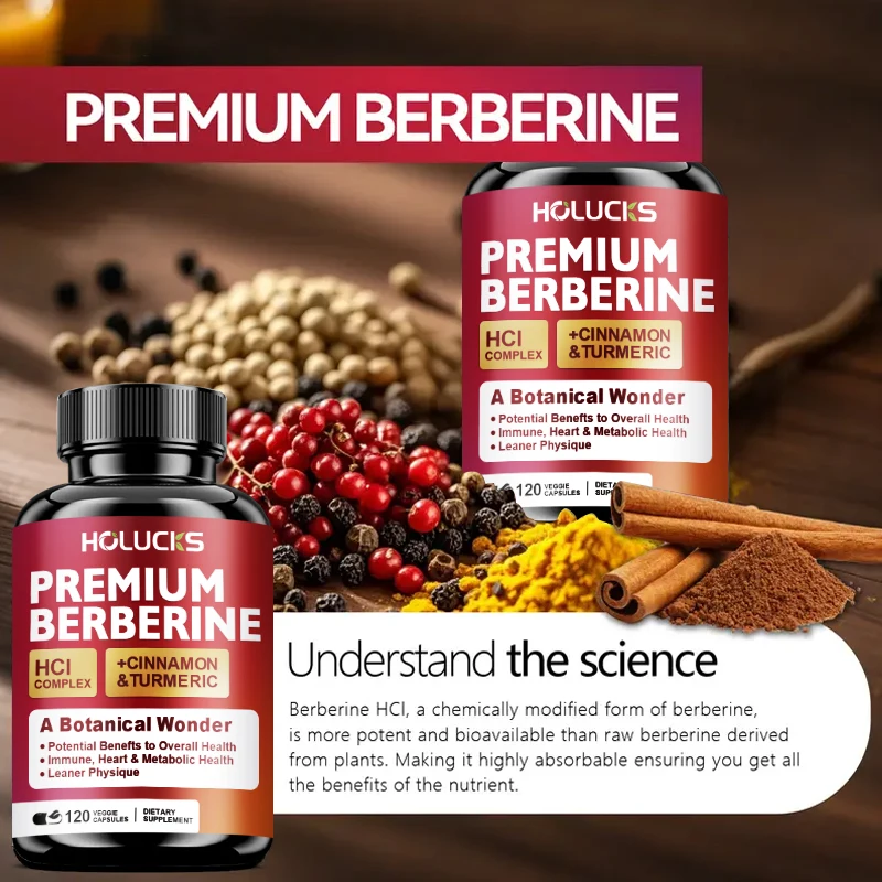 Holucks Premium Berberine HCl  – Berberine Hcl Capsule recenzja i cena