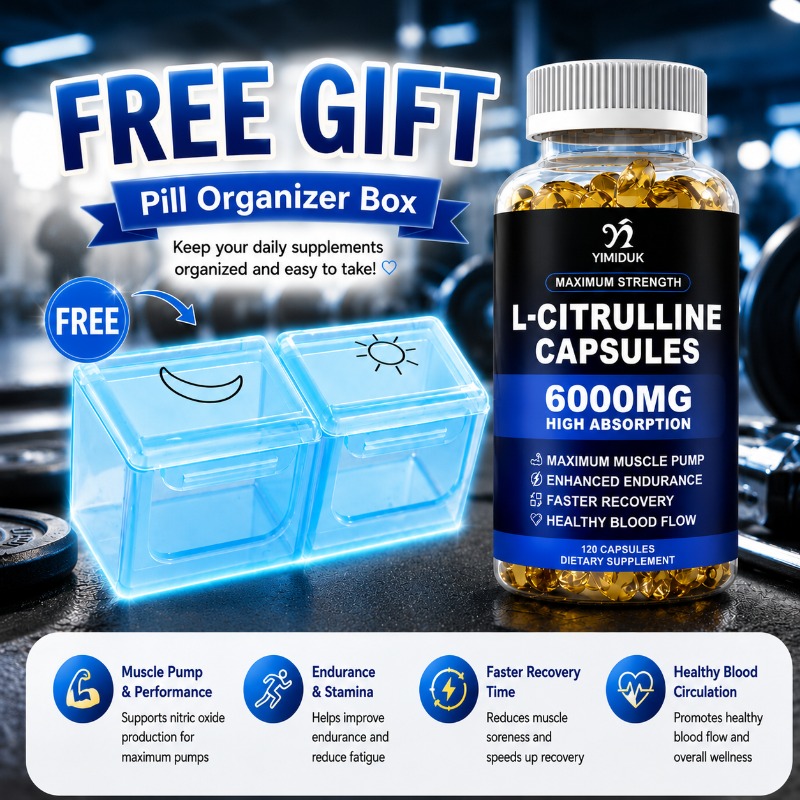 Kapsułki L-Citrulline 6000mg,  – Pre Workout Supplement recenzja i cena