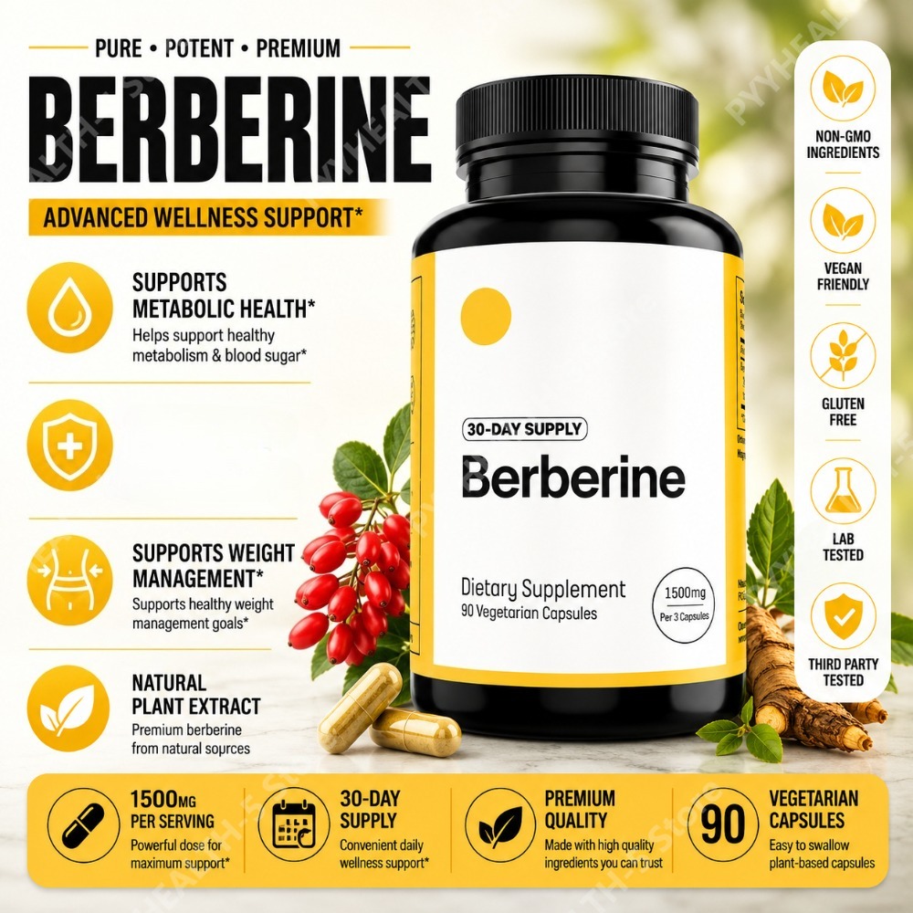 Berberine HCl Suplement diety  – Berberine Hcl Capsule recenzja i cena
