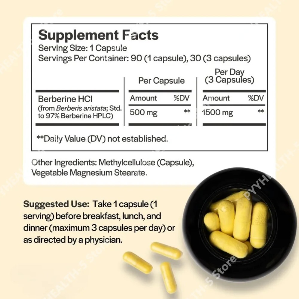 Berberine HCl Suplement diety  – Berberine Hcl Capsule recenzja i cena