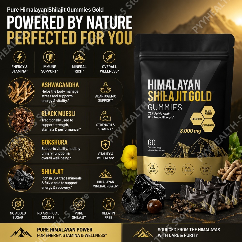 Czyste Himalajskie Żelki Shila – Shilajit Resin Pure recenzja i cena