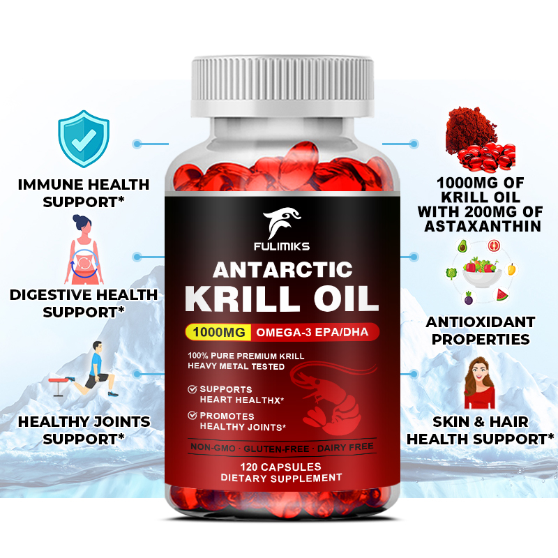Naturalny olej z krilla 1000mg – Krill Oil Supplement recenzja i cena