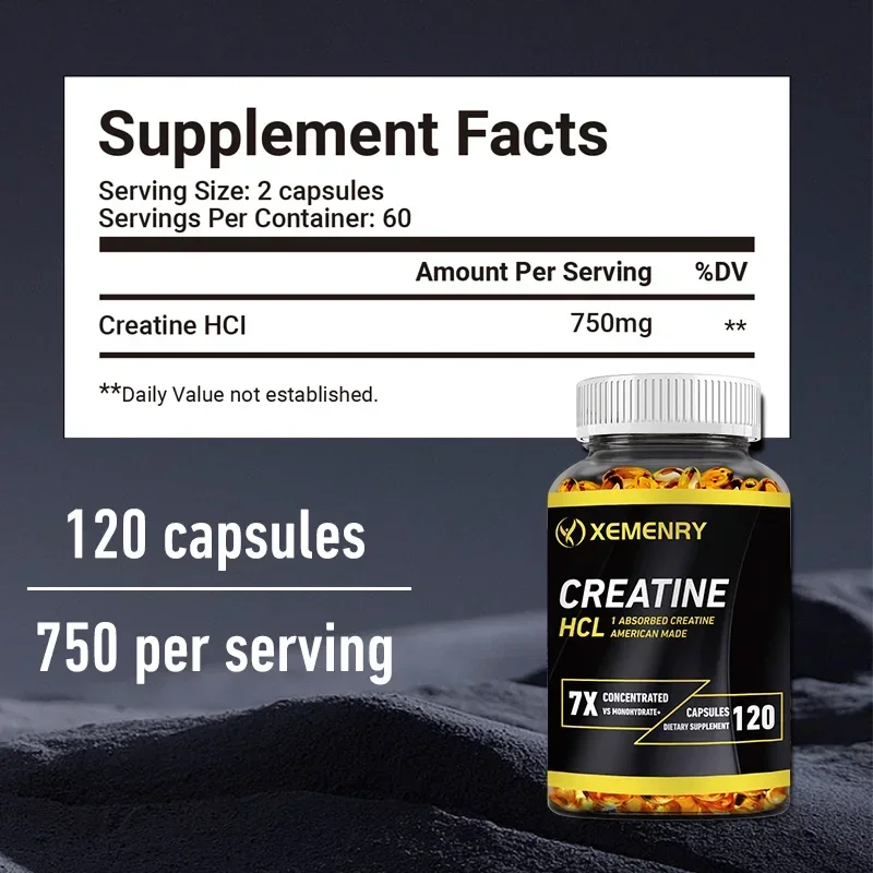 Kapsułki kreatyny HCl - kreaty – Pre Workout Supplement recenzja i cena