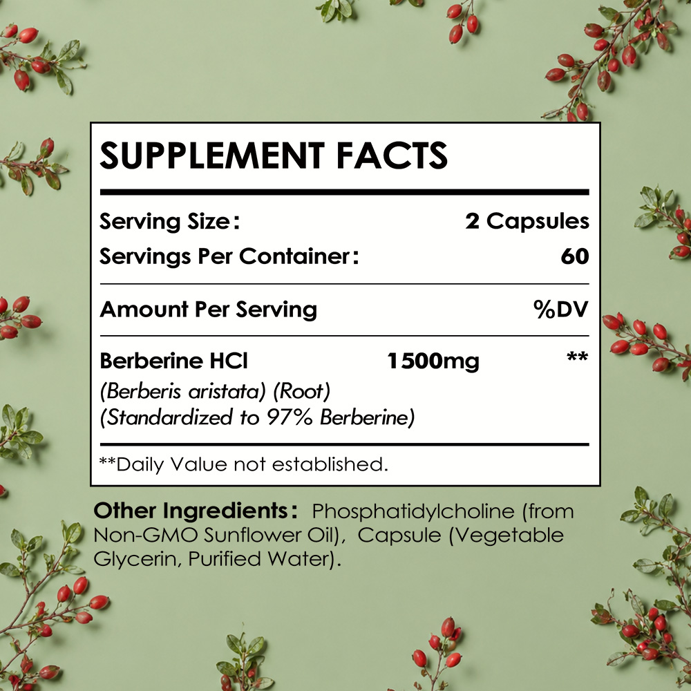 Liposomalny Berberin HCL - 150 – Berberine Hcl Capsule recenzja i cena