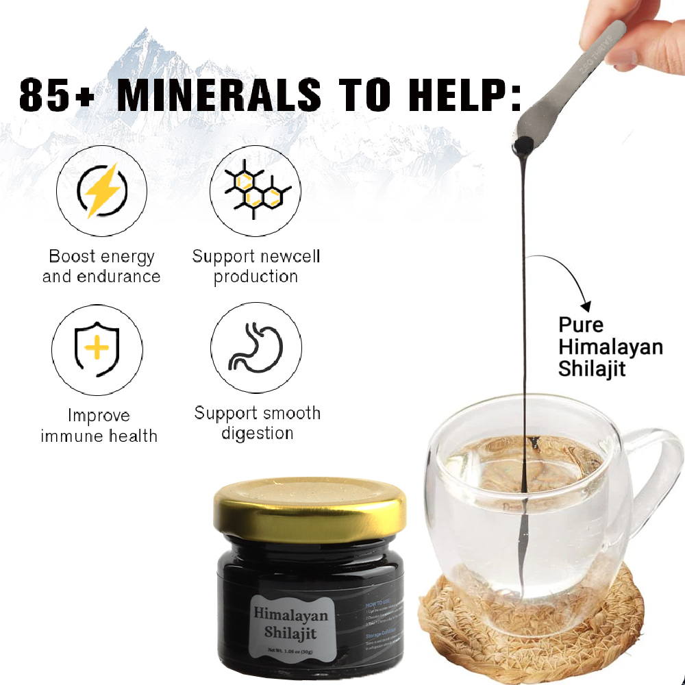 Czysta żywica Shilajit z Himal – Shilajit Resin Pure recenzja i cena