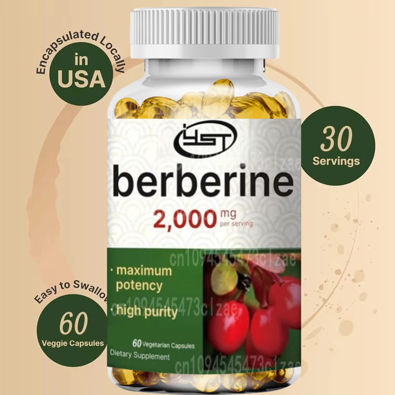 Suplement berberiny |   60 kap – Berberine Hcl Capsule recenzja i cena