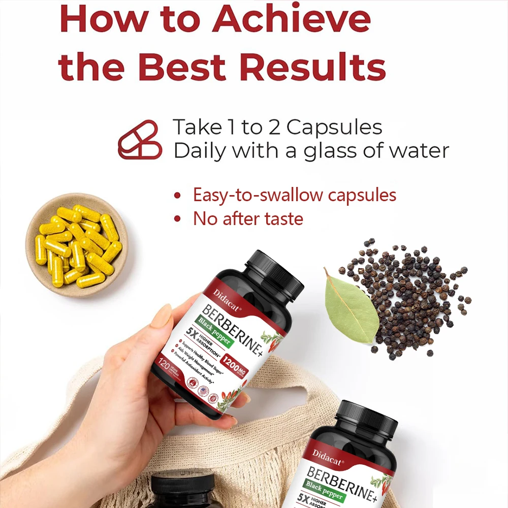 Suplement berberiny HCl - dla  – Berberine Hcl Capsule recenzja i cena