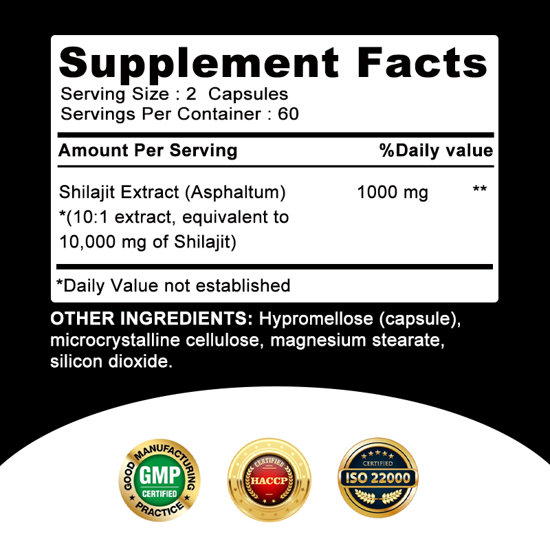 Kapsułki z czystej żywicy hima – Shilajit Resin Pure recenzja i cena