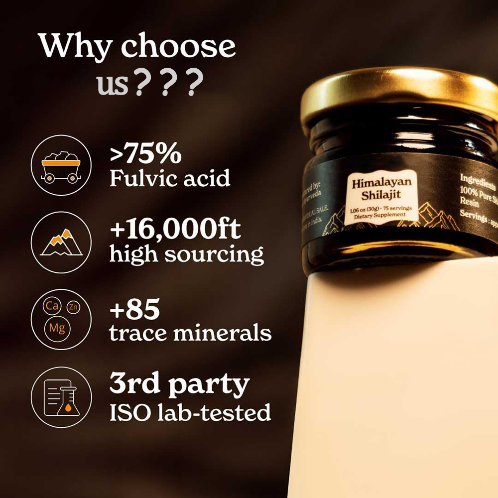 Czysty himalajski shilajit, mi – Shilajit Resin Pure recenzja i cena