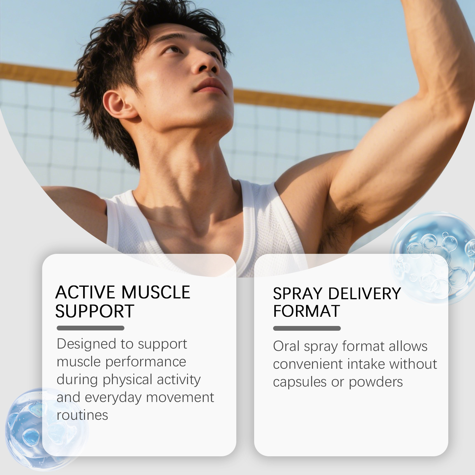 Spray na wzrost mięśni, wzmacn – Nutrition And Exercise recenzja i cena