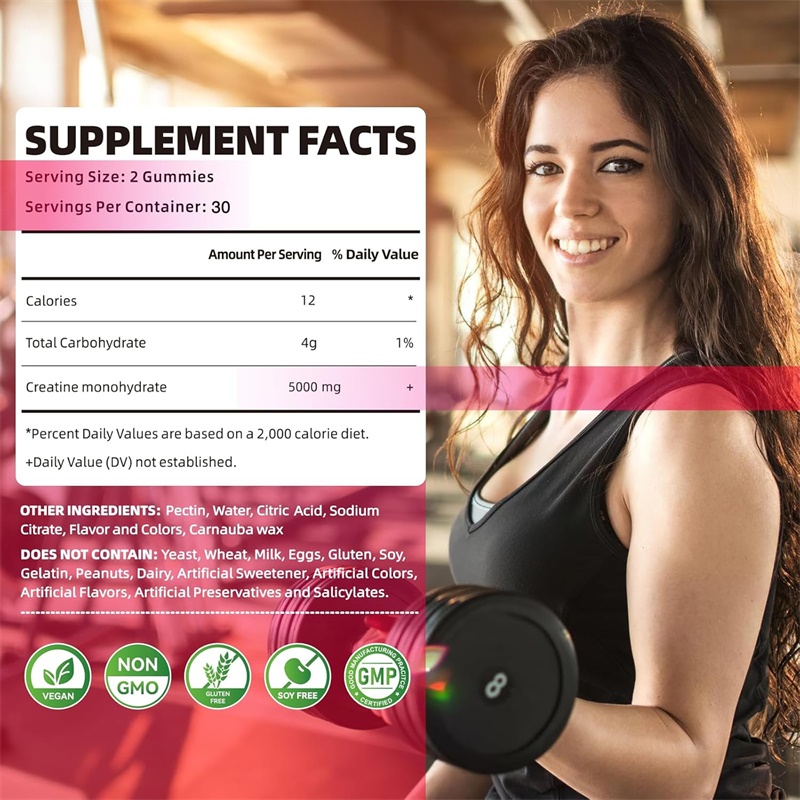 Żelki z kreatyną monohydratową – Pre Workout Supplement recenzja i cena