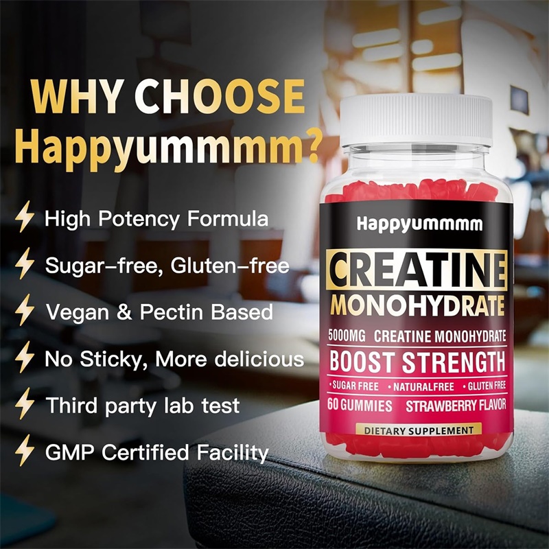 Żelki z kreatyną monohydratową – Pre Workout Supplement recenzja i cena