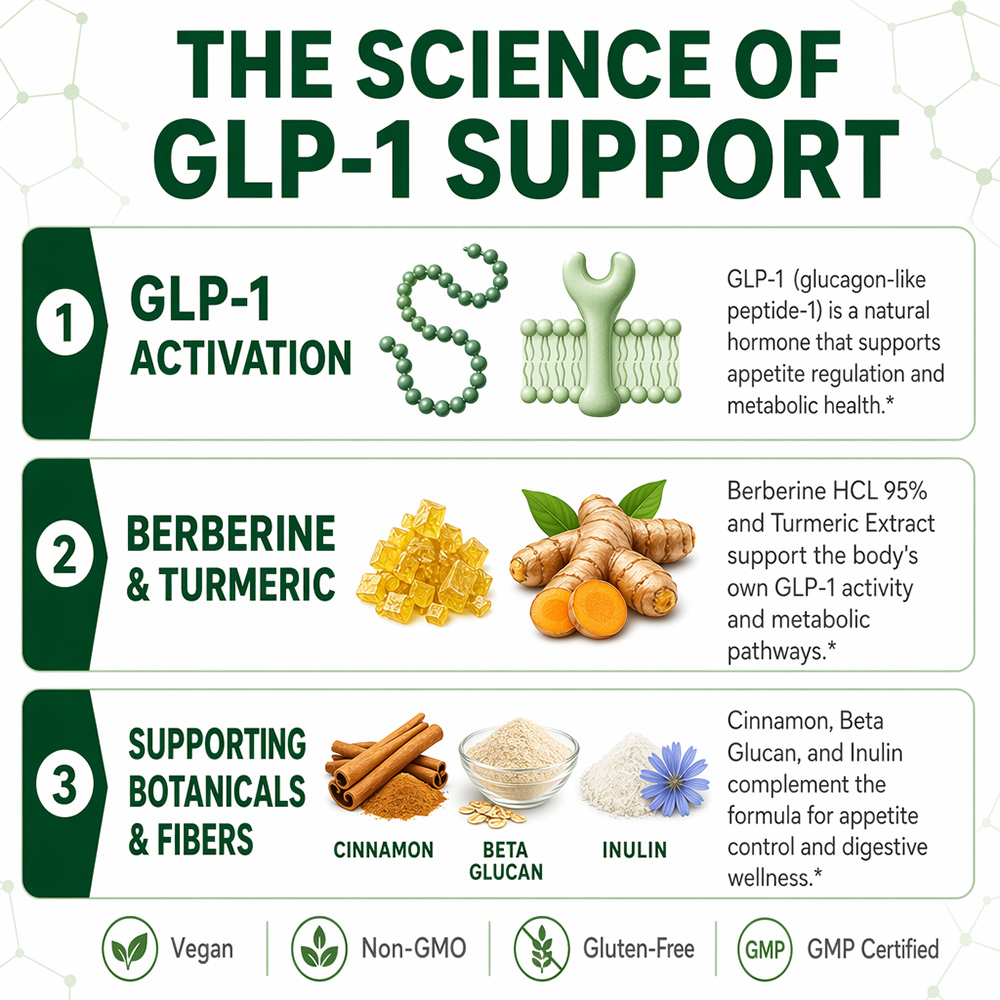 Suplement GLP-1 z berberyną HC – Berberine Hcl Capsule recenzja i cena