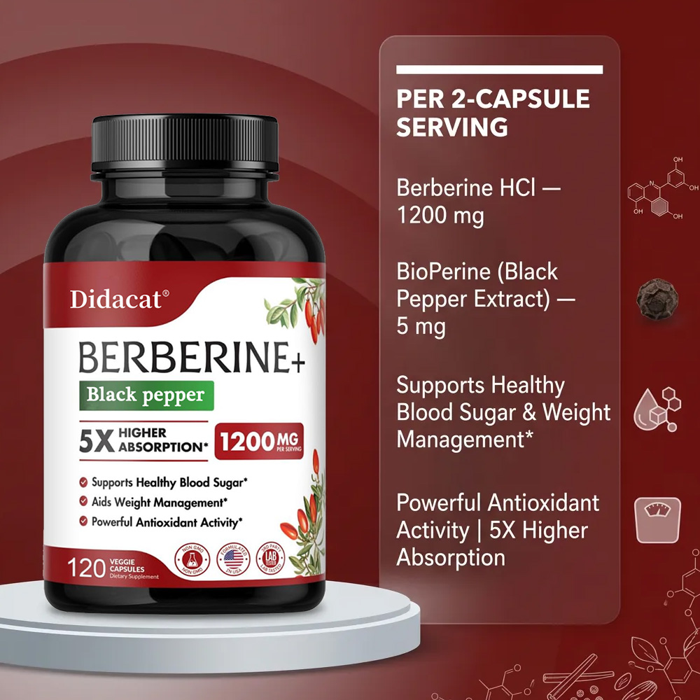 Berberine Supplement 1200mg -  – Berberine Hcl Capsule recenzja i cena