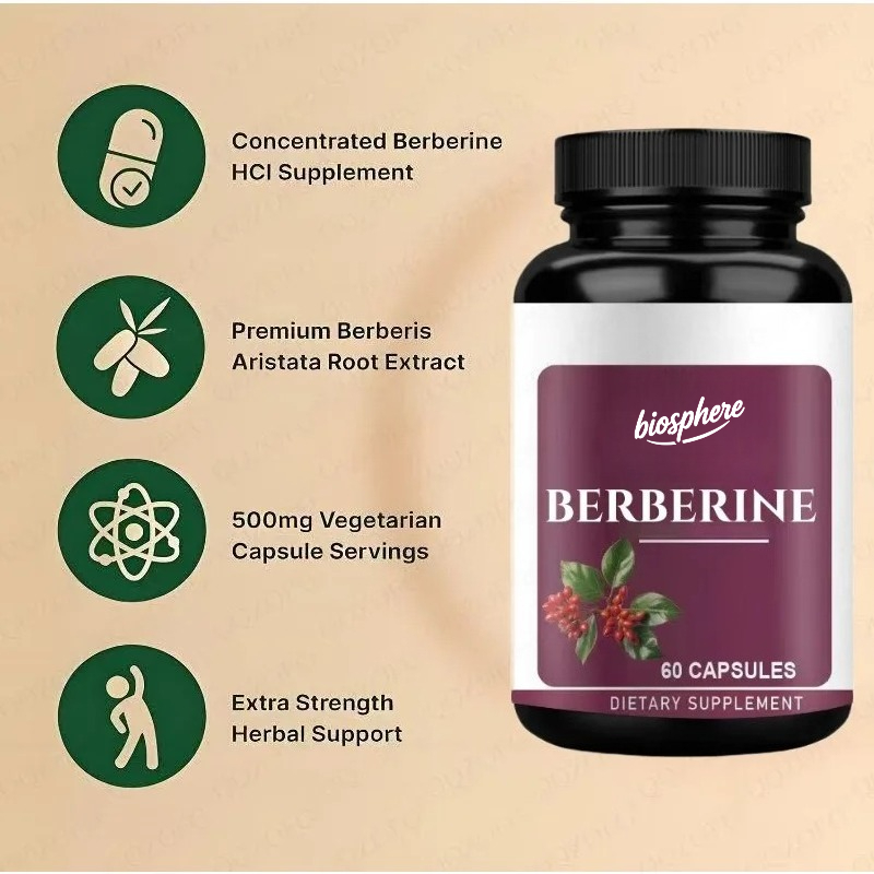 Suplement berberynowy - 60 kap – Berberine Hcl Capsule recenzja i cena