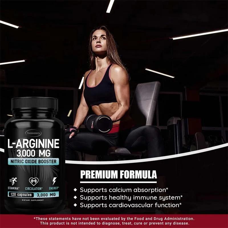 L-Arginina 3000 mg - zapewnia  – Pre Workout Supplement recenzja i cena